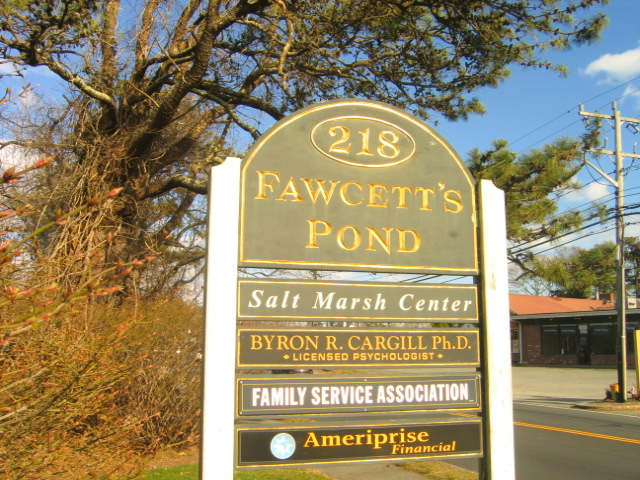 218 Fawcett's Pond Sign